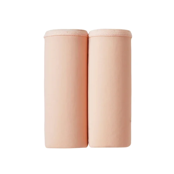 Culotte microfibre taille haute – lot de 2, rose