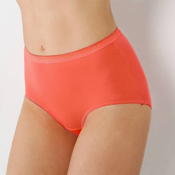 Culotte super maxi basique - lot de 3, ciel + corail + lavande