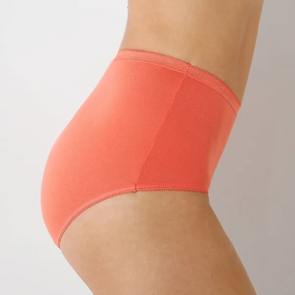 Culotte super maxi basique - lot de 3, ciel + corail + lavande