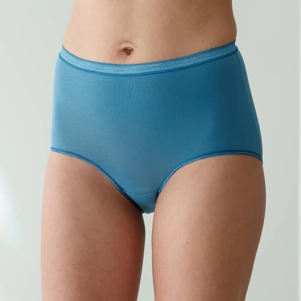 Culotte super maxi basique - lot de 3, orange + bleu + bleu canard