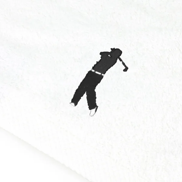 Drap de douche 70x140 cm 100% coton 550 g/m2 PURE GOLF Blanc