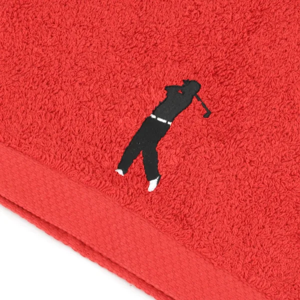 Drap de douche 70x140 cm 100% coton 550 g/m2 PURE GOLF Rouge