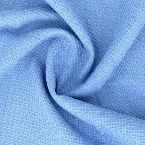 Drap de douche 70x140 cm nid d'abeille PURE WAFFLE 300 g/m² bleu mer