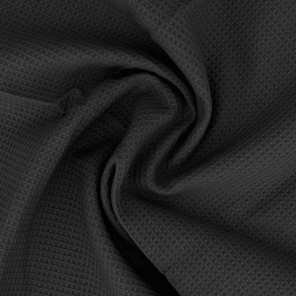 Drap de douche 70x140 cm nid d'abeille PURE WAFFLE 300 g/m² noir