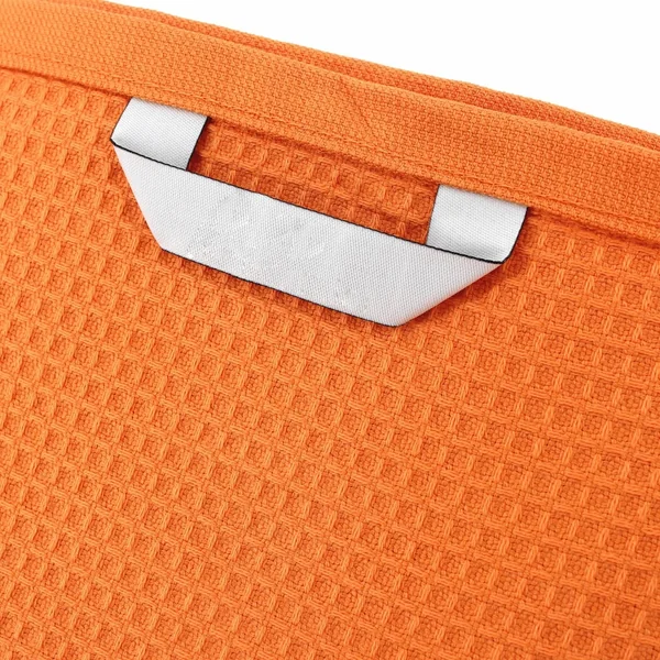 Drap de douche 70x140 cm nid d'abeille PURE WAFFLE 300 g/m² orange butane