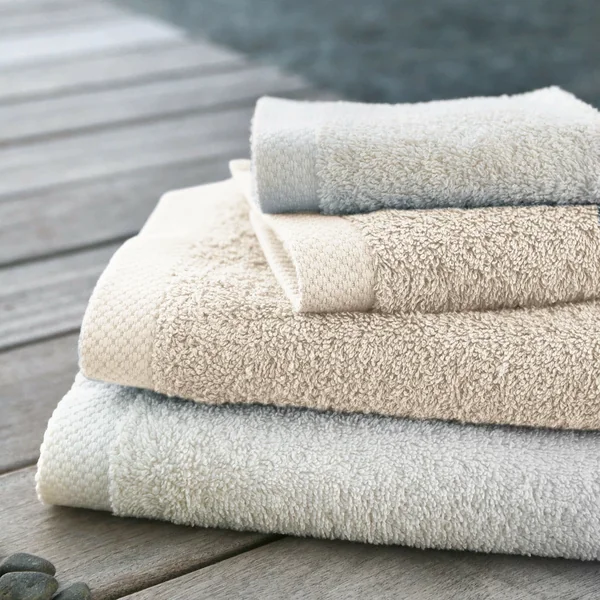 Drap de douche 70x140 cm PURE Ivoire 550 g/m2