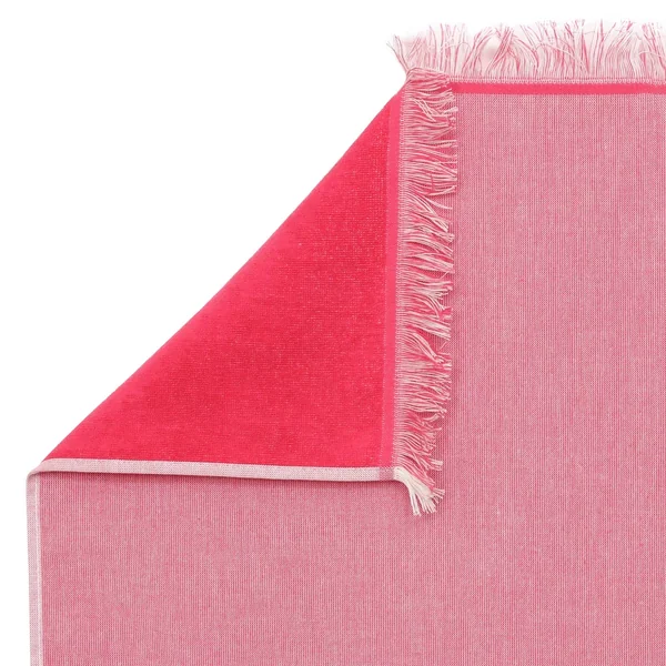 Drap de plage Fouta 100x180 cm 100% coton 290 g/m² LUBECK Rouge
