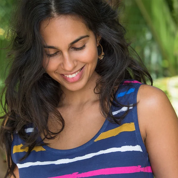 Débardeur rayé, marine / multicolore