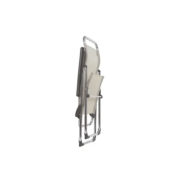 Fauteuil aluminium Lafuma Cham coloris seigle confortable