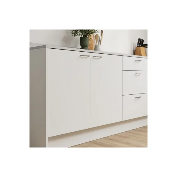 Façade de cuisine pour électroménager Elcot blanc l.59,7 x H.54,3 cm GoodHome