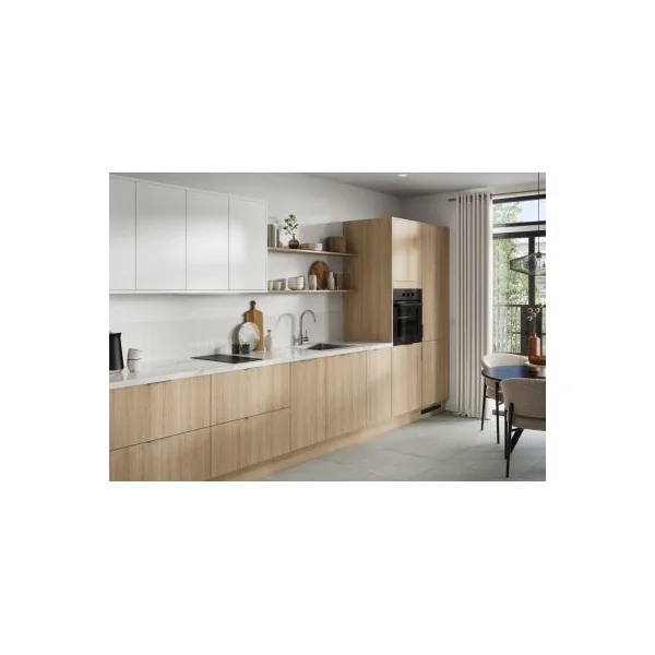 Façade de cuisine pour électroménager Elcot blanc l.59,7 x H.54,3 cm GoodHome