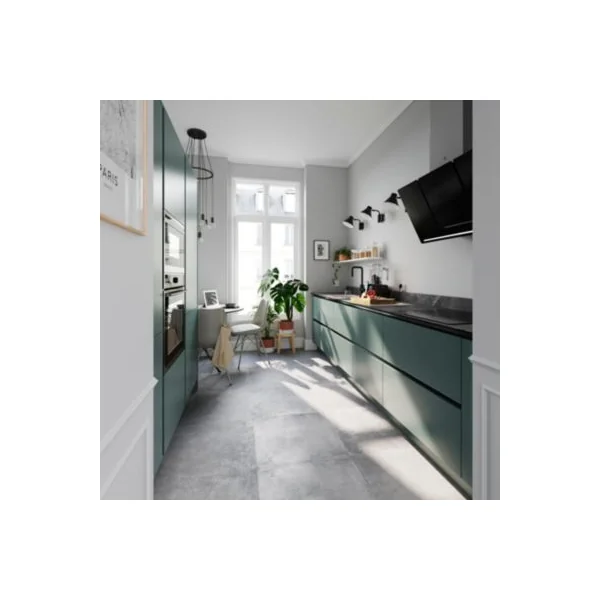 Façade tiroir Stevia vert mat L. 50 cm x H. 34 cm Caraway Innovo GoodHome vendue par 2