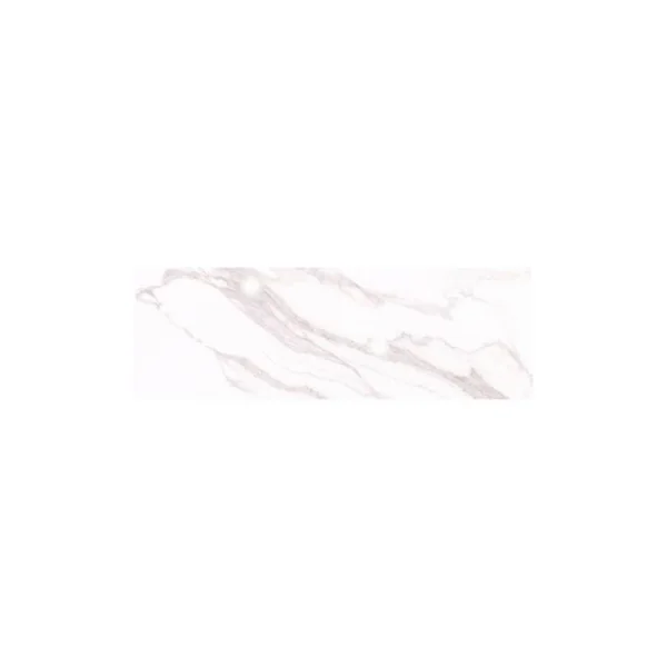 Faïence murale effet marbre blanc brillant L.90 x l.30 cm x ép.8,7 mm, Oazis