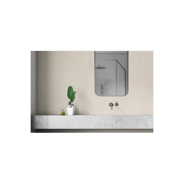 Faïence murale intérieur blanc cassé mat L.75 x l.25 cm x ép.8,7 mm, Terre