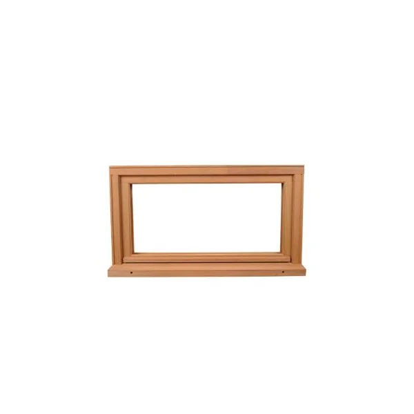 Fenêtre abattante par le haut double vitrage GoodHome en bois marron l.65 x H.47,8 cm
