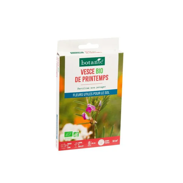 Graines de Vesce de printemps bio botanic® - graines à semer (10 m²)