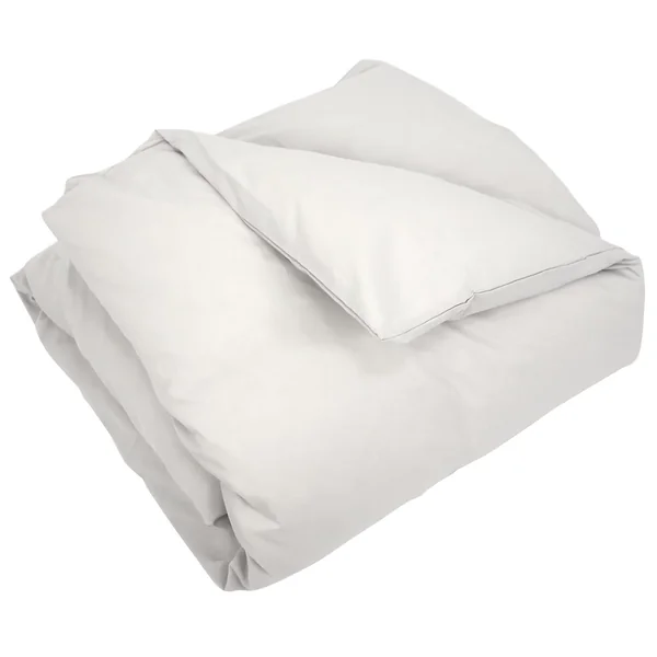 Housse de couette uni 200x200 cm 100% coton ALTO Calcium