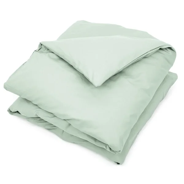 Housse de couette uni 300x240 cm 100% coton ALTO vert fleur d'amandier