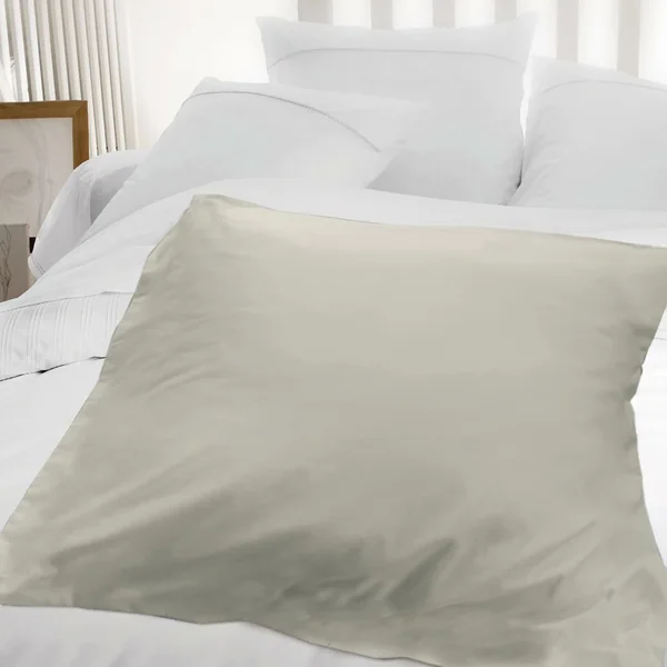 Housse d'édredon uni 140x150 cm 100% coton ALTO Chamois