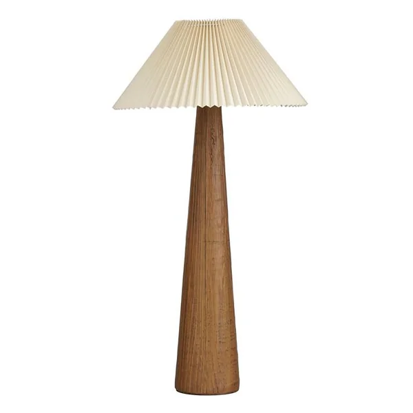 Lampadaire en polyrésine marron Frey - Ø 54 x H 102 cm