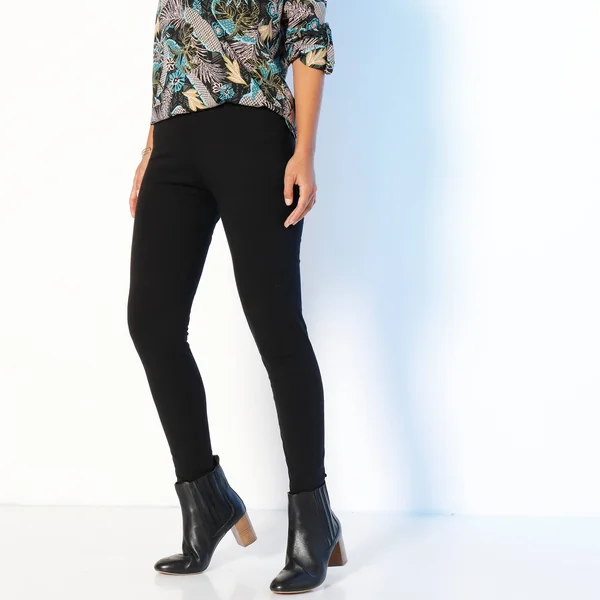 Legging taille élastiquée - lot de 2, noir / bleu encre