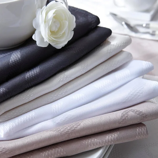 Lot de 2 sets de table 35x45 cm Jacquard 100% polyester BRUNCH taupe