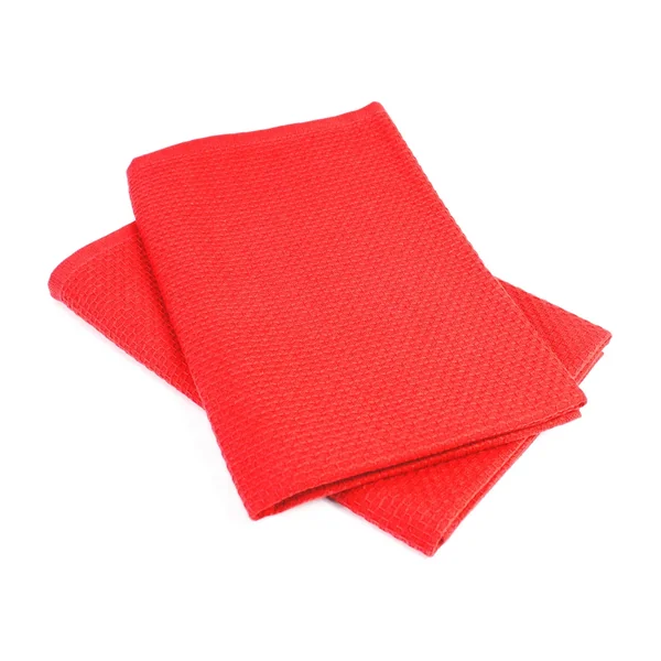 Lot de 2 torchons de cuisine 50x50 cm nid d'abeille PURE KITCHEN WAFFLE Rouge