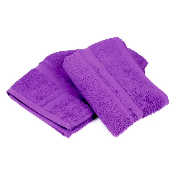 Lot de 2 torchons de cuisine 50x50 cm éponge PURE KITCHEN TERRY Violet