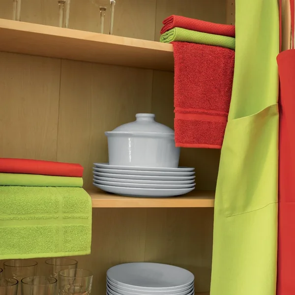 Lot de 2 torchons de cuisine 50x70 cm toile PURE KITCHEN TEA TOWEL - Violet