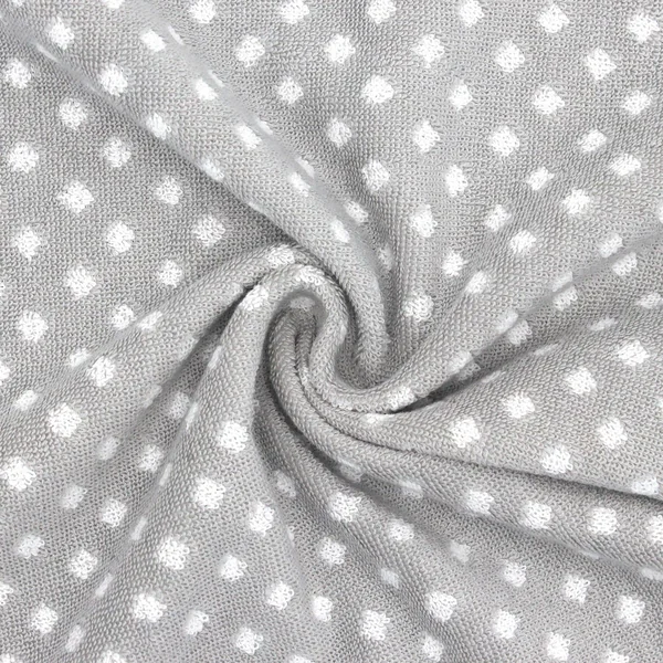 Lot de 2 torchons de cuisine éponge 50x50 cm DOTS gris