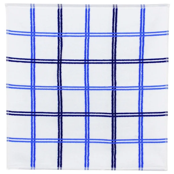 Lot de 2 torchons de cuisine éponge 50x50 cm SQUARES bleu