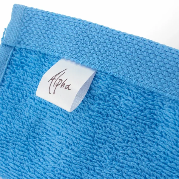 Lot de 6 serviettes de toilette 50x90 cm ALPHA bleu Turquoise