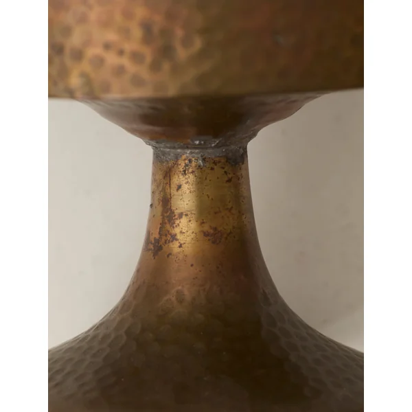 Metal Pedestal Bowl
