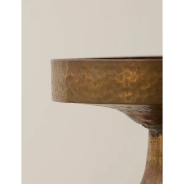 Metal Pedestal Bowl