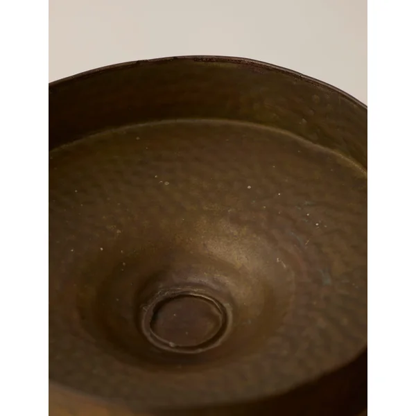Metal Pedestal Bowl