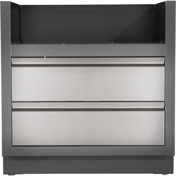 Meuble encastrable pour plancha coloris gris Napoleon