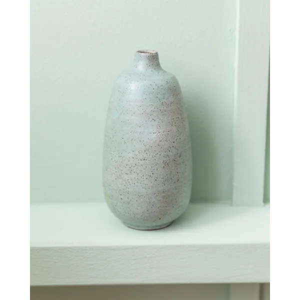 Mint-Colored Vase by Carl Fischer, 1960s