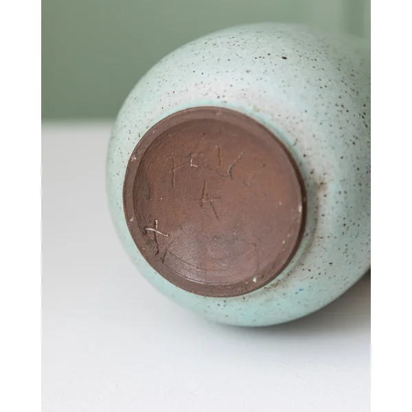 Mint-Colored Vase by Carl Fischer, 1960s
