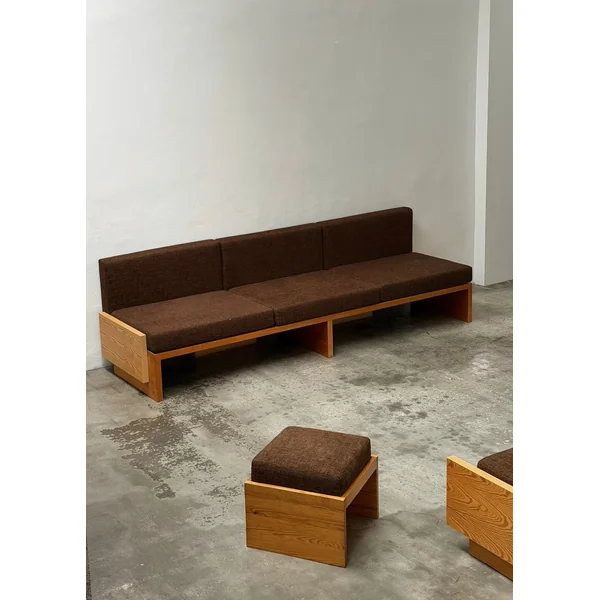 Modernist Benches and Stool, c.1970