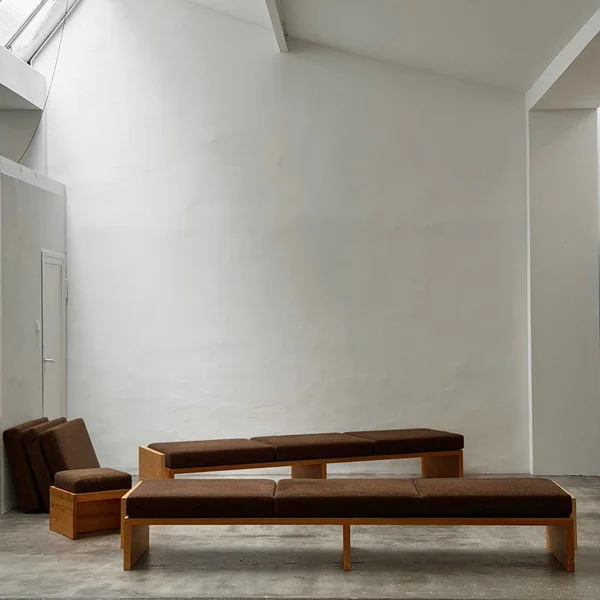 Modernist Benches and Stool, c.1970