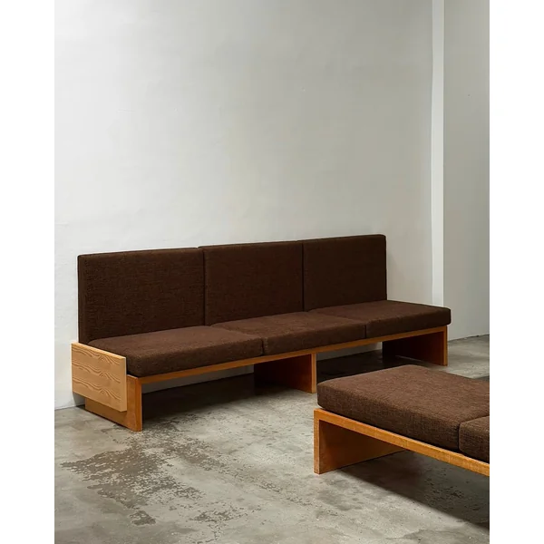 Modernist Benches and Stool, c.1970