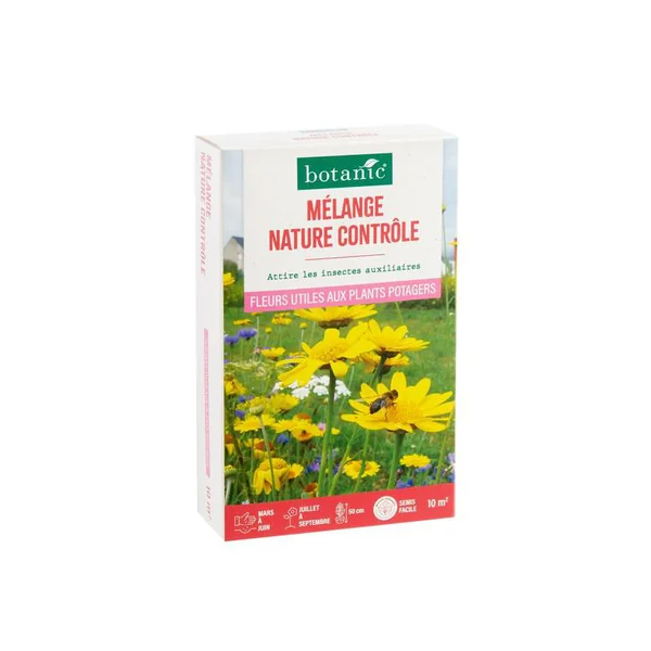 Mélange de graines nature contrôle botanic® - graines à semer (10 m²)
