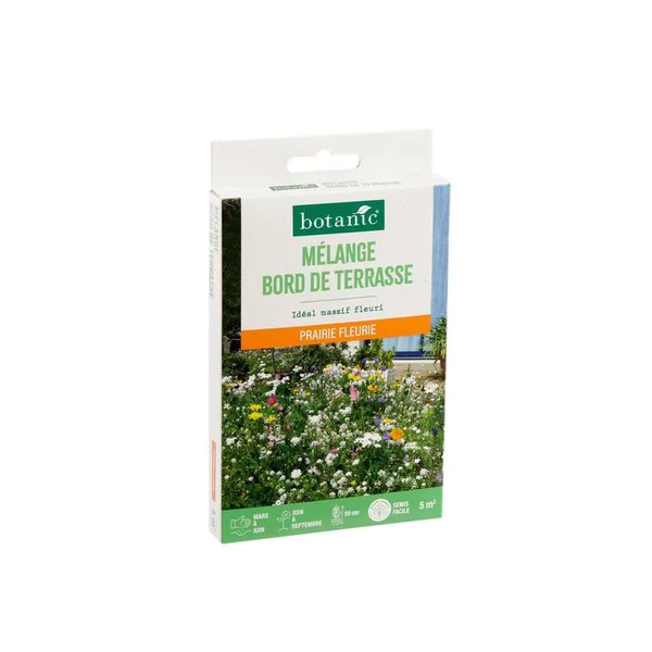 Mélange de graines pour bord de terrasse botanic® - graines à semer (5 m²)