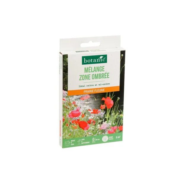 Mélange de graines pour zone ombragée botanic® - graines à semer (5 m²)