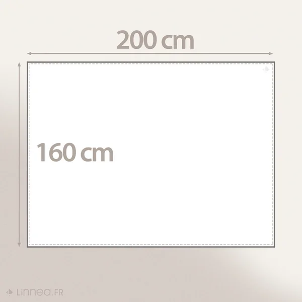 Nappe rectangle 160x200 cm BRESIL vert 100% coton + enduction acrylique