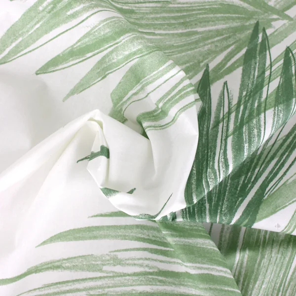 Nappe rectangle 160x350 cm OASIS vert 100% coton + enduction acrylique