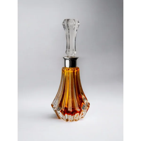 Orange Sommerso Perfume Bottle , Murano Glass, Italy, 1970's