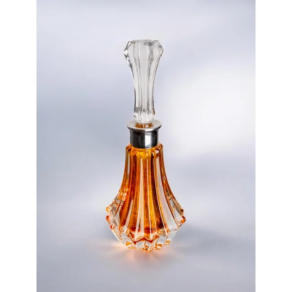 Orange Sommerso Perfume Bottle , Murano Glass, Italy, 1970's