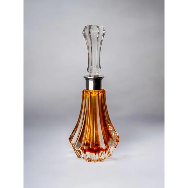 Orange Sommerso Perfume Bottle , Murano Glass, Italy, 1970's