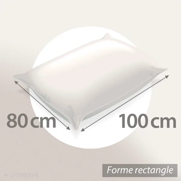 Oreiller 100x80 cm GRIZZ'LIT FLOTEX - Fibre creuse Polyester